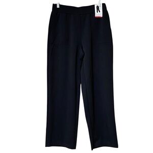 SOLD!! DO NOT BUY!! Mondetta Ultra Soft Wide Leg Pants M Black Pull-On Patch